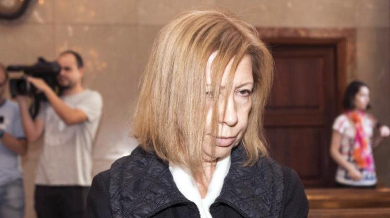Maria Antònia Munar, durante el juicio de 2016 por el que fue condenada a dos años y medio de cárcel por un soborno, así como a una multa de cinco millones de euros