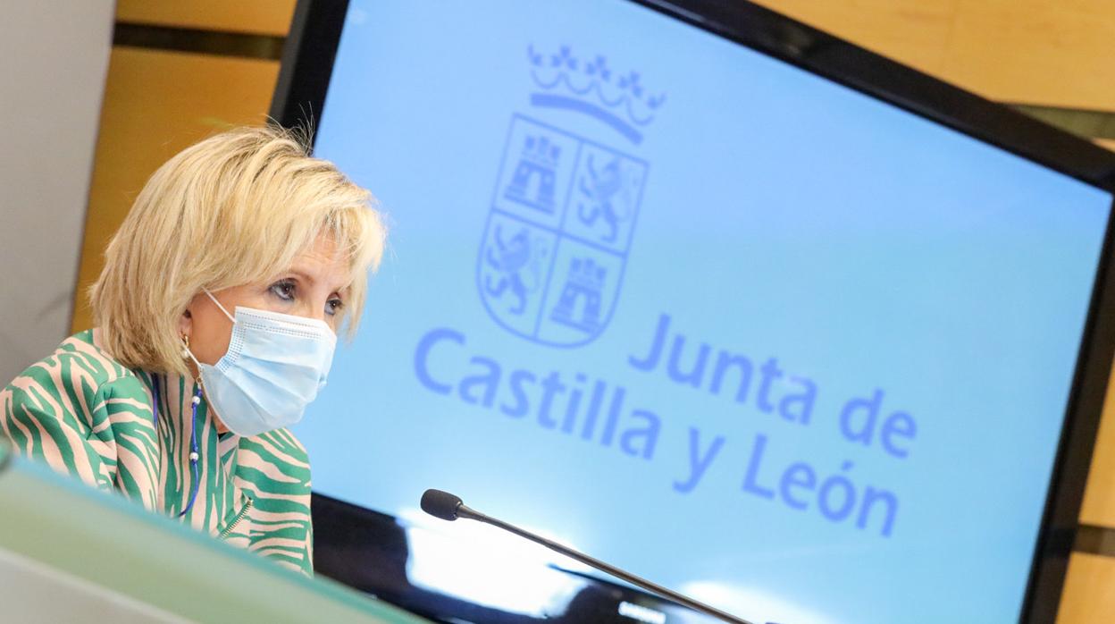 La consejera de Sanidad de la Junta de Castilla y León, Verónica Casado