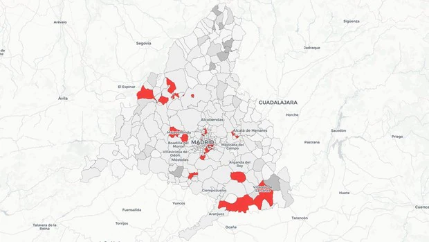 Confinamiento en Madrid: los barrios y zonas con restricciones con el estado de alarma