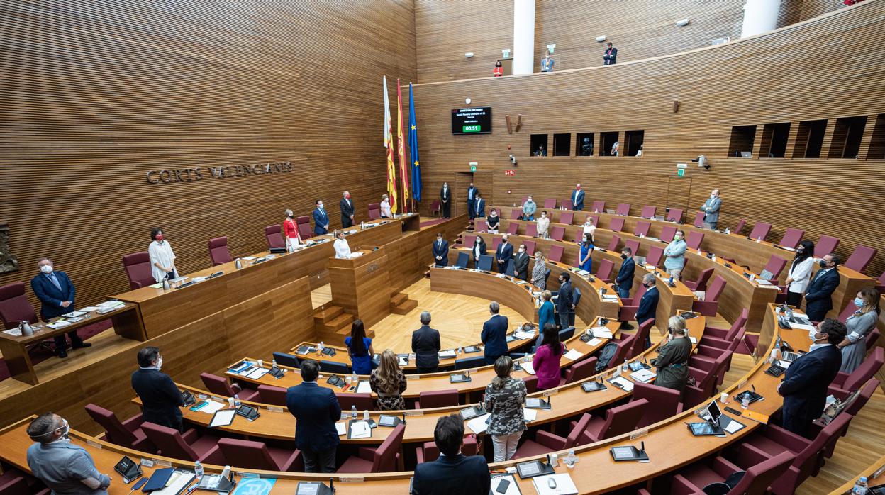 Imagen de archivo del debate de política general en las Cortes Valencianas