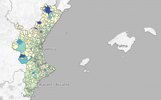 Estado de alarma en Valencia: los diez municipios en los que más aumentan los contagios de coronavirus