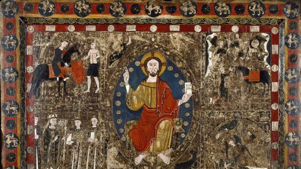 Identifican el origen de un frontal de altar del románico catalán expuesto en Estados Unidos