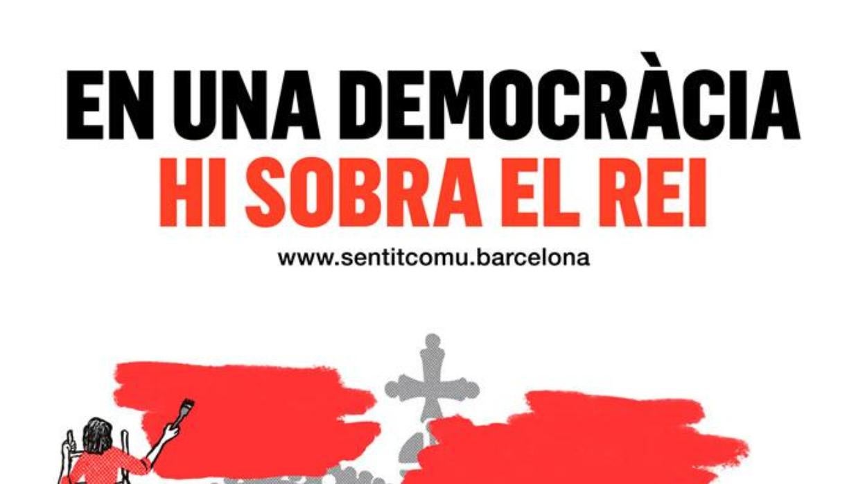 Uno de los carteles de la campaña