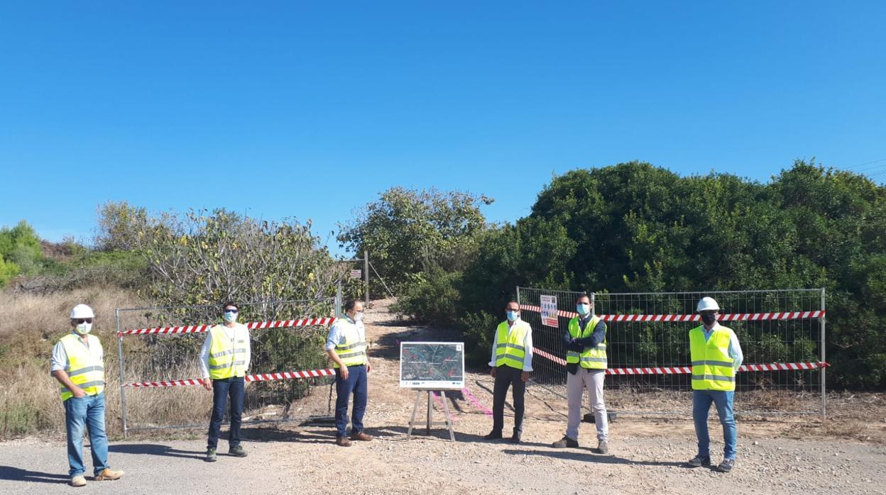 Imagen del inicio de las obras de la infraestructura hidráulica del proyecto Guardian