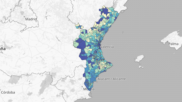 Confinamiento en Valencia: mapa de los nuevos rebrotes de coronavirus en Alicante, Valencia y Castellón