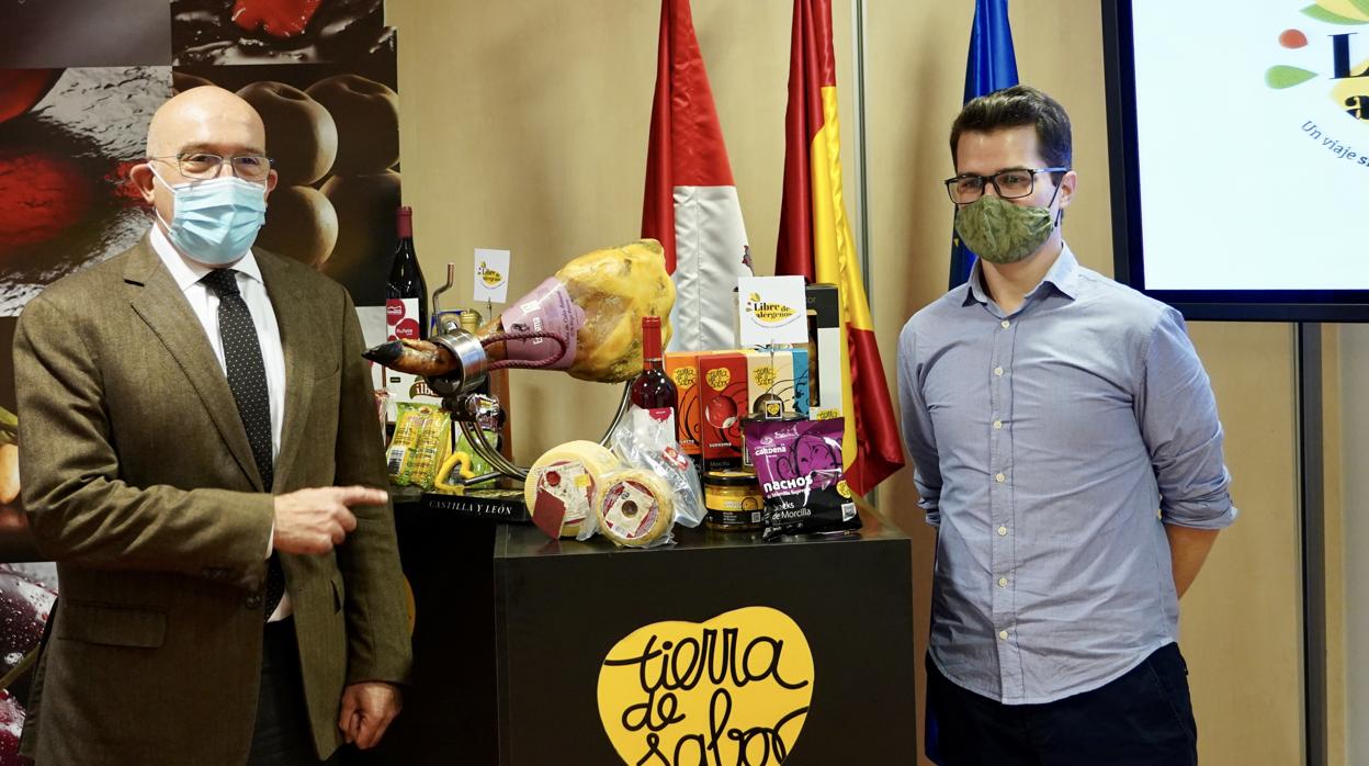 El consejero de Agricultura, Ganadería y Desarrollo Rural, Jesús Julio Carnero, presenta el Proyecto Libre de alérgenos-Tierra de Sabor