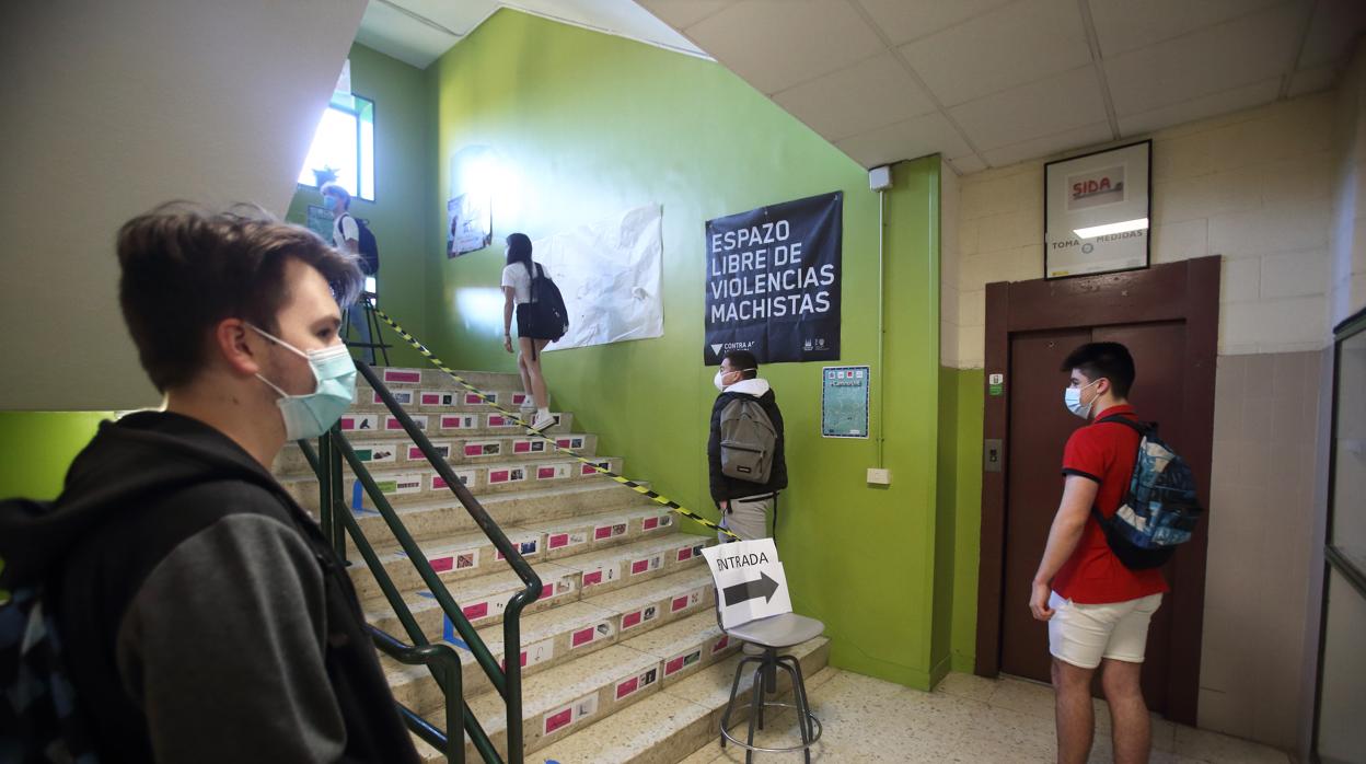 La vuelta al colegio de varios alumnos durante la pandemia