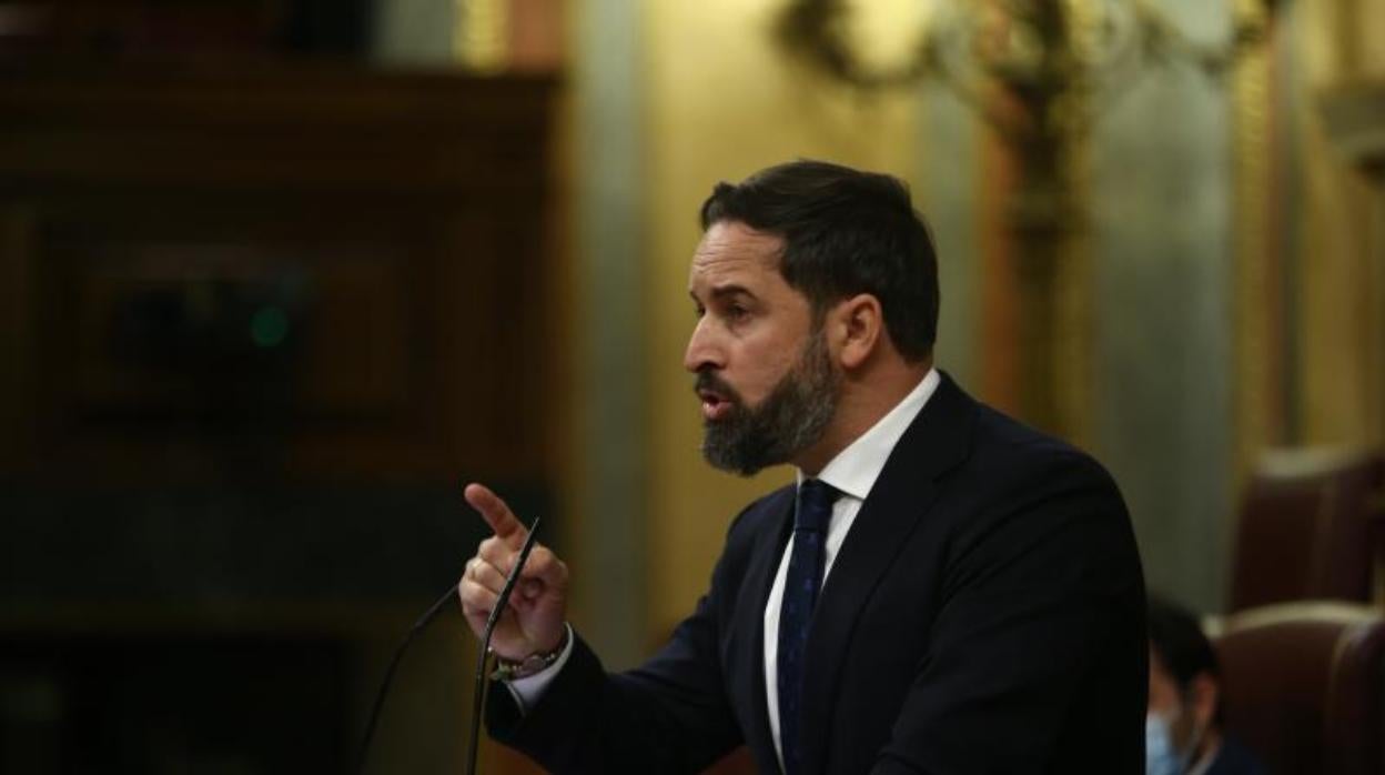 El presidente de Vox, Santiago Abascal