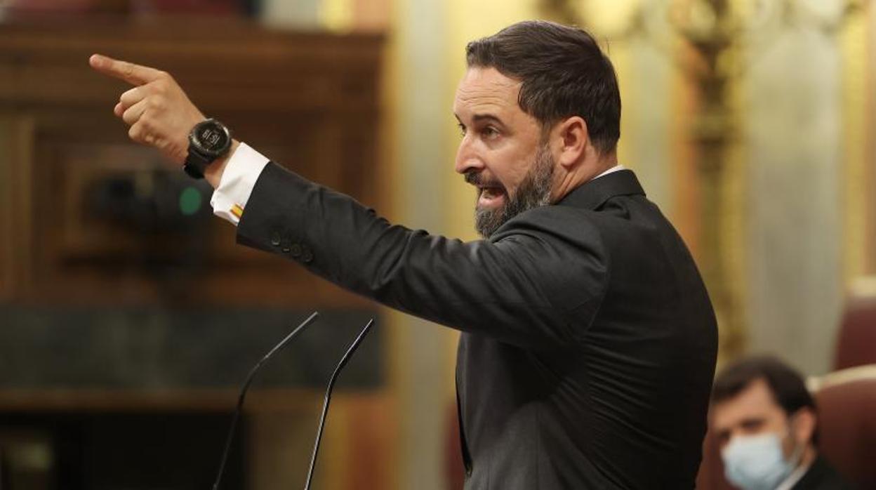 El lider de Vox, Santiago Abascal