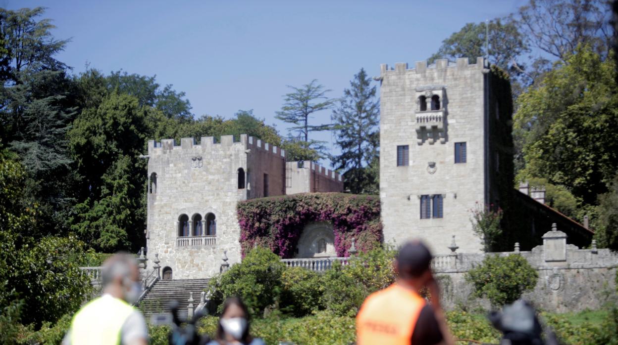 Vista exterior del Pazo de Meirás