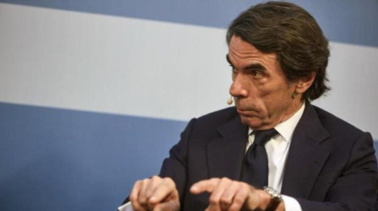 El expresidente del Gobierno José María Aznar