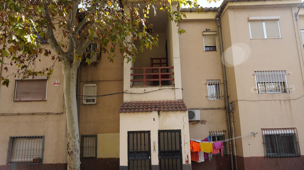 Uno de los bloques de la Colonia Experimental de Villaverde