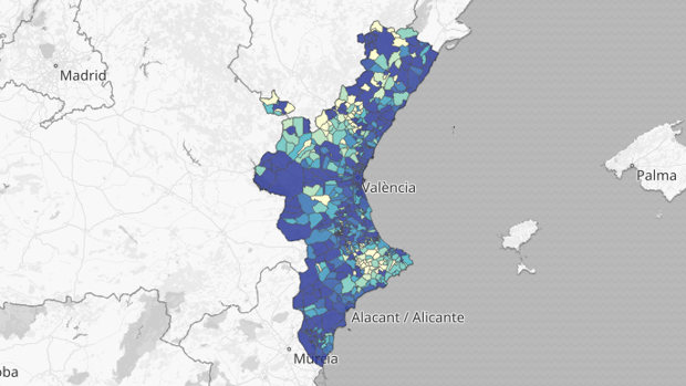 Confinamiento en Valencia: mapa y listado por municipios de los nuevos rebrotes de coronavirus