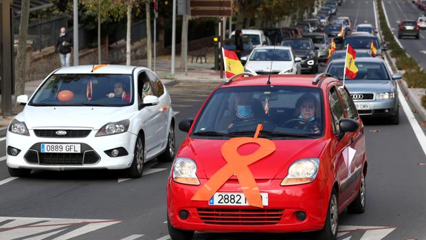 Caravanas de coches contra la «ley Celaá» por toda Castilla-La Mancha