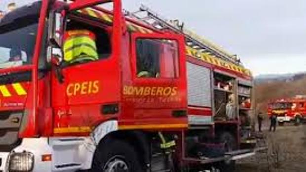 Incendio en una empresa de papelería en Añover del Tajo