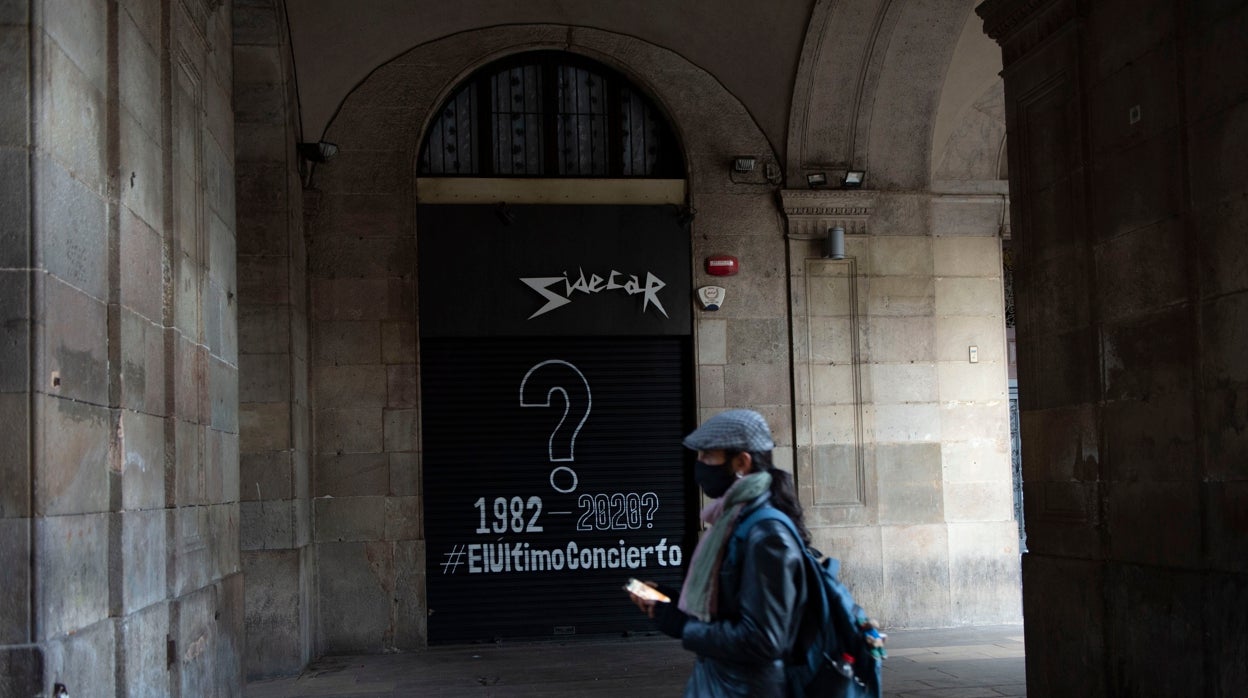 La sala Sidecar lleva cerrada desde mediados de marzo