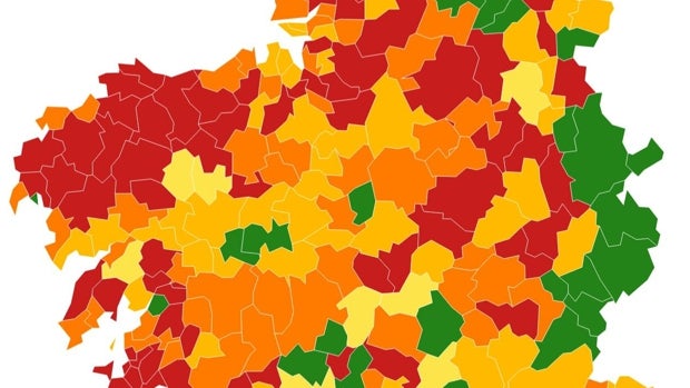 Coronavirus Galicia: averigua si tu concello es de los más afectados