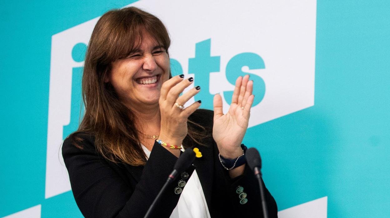 Laura Borràs, tras ser elegida candidata