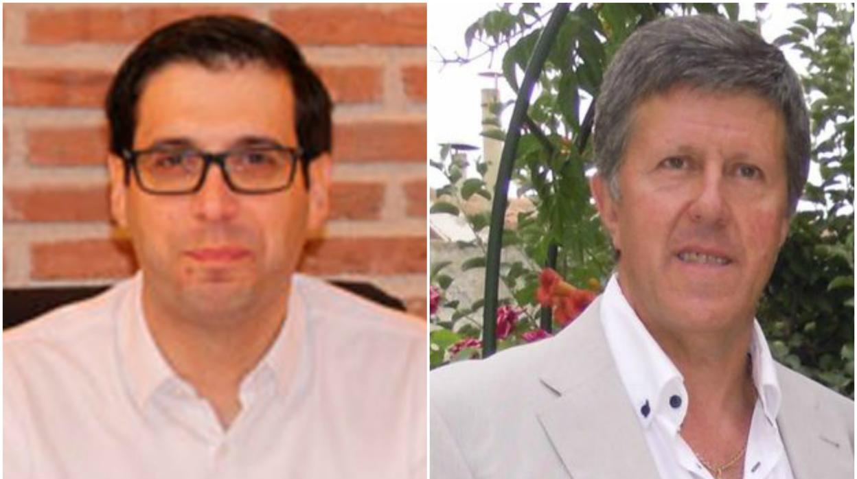 Sergio Mora, a la izquierda, y Agustín Gómez, a la derecha