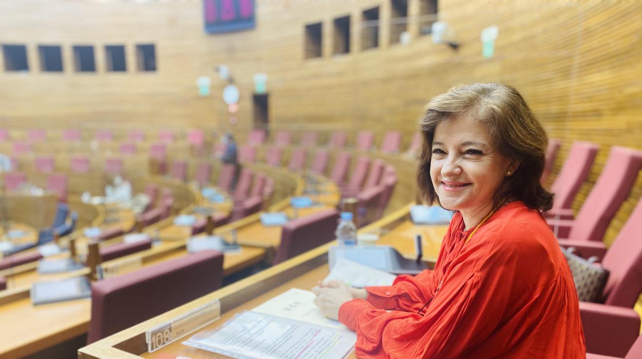 Imagen de la diputada de Vox en las Cortes Valencianas Ángeles Criado