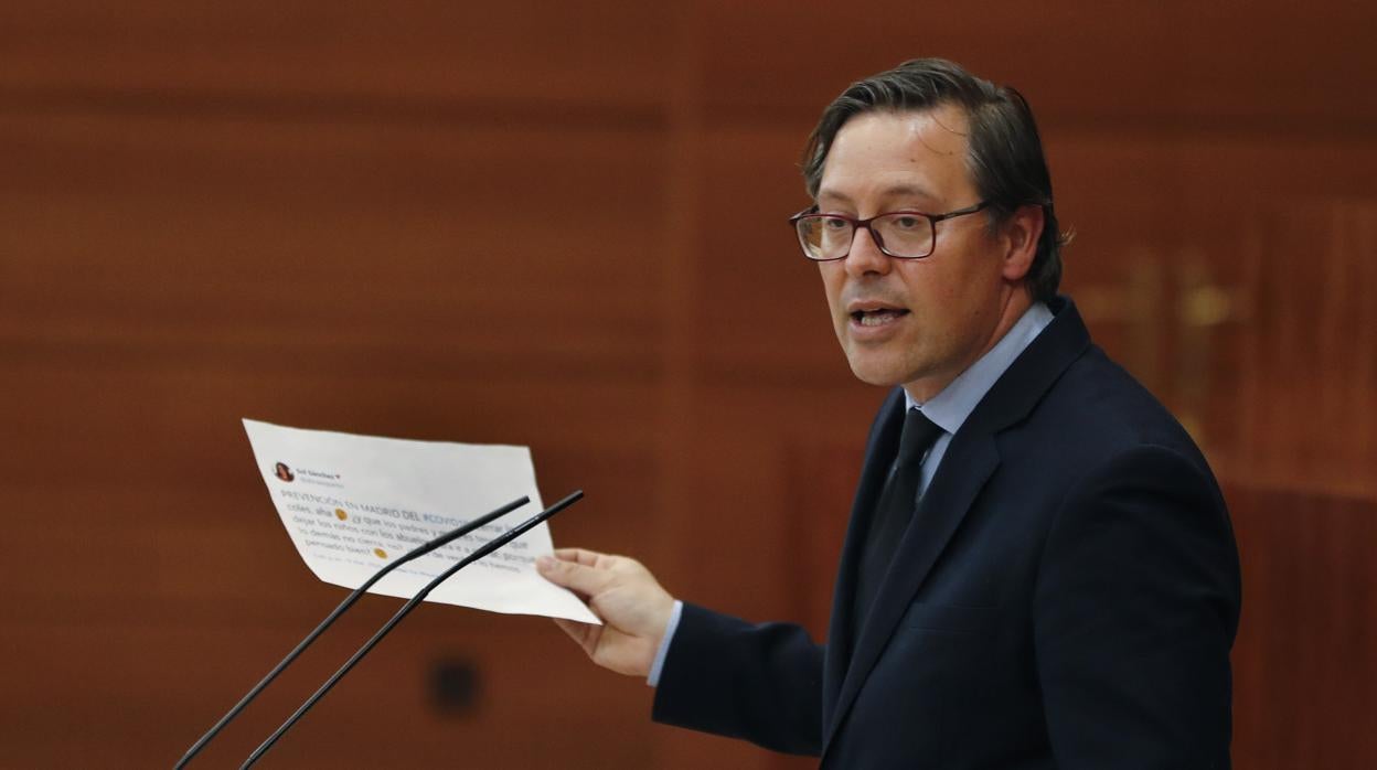 Alfonso Serrano, portavoz del PP en la Asamblea de Madrid