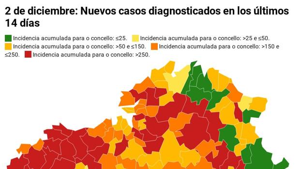 Coronavirus Galicia: Vigo continúa como el concello con más contagios nuevos detectados a 14 días