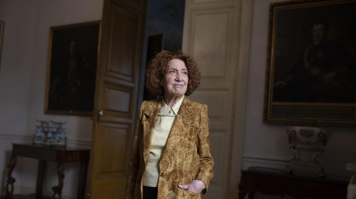 Carmen Iglesias, en la sede de la Real Academia de la Historia