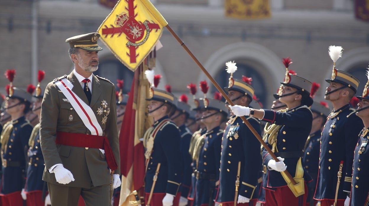 El Rey, en la Academia General Militar en 2018