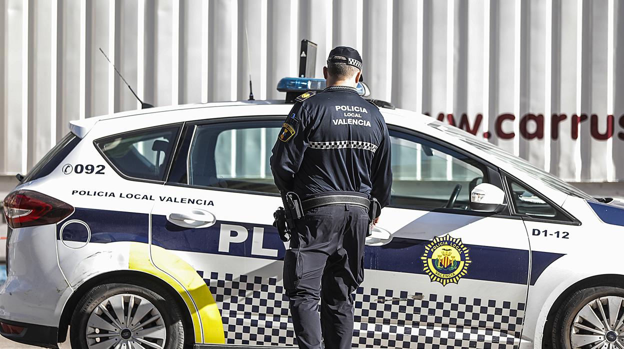 Imagen de archivo de agentes de la Policía Local de Valencia