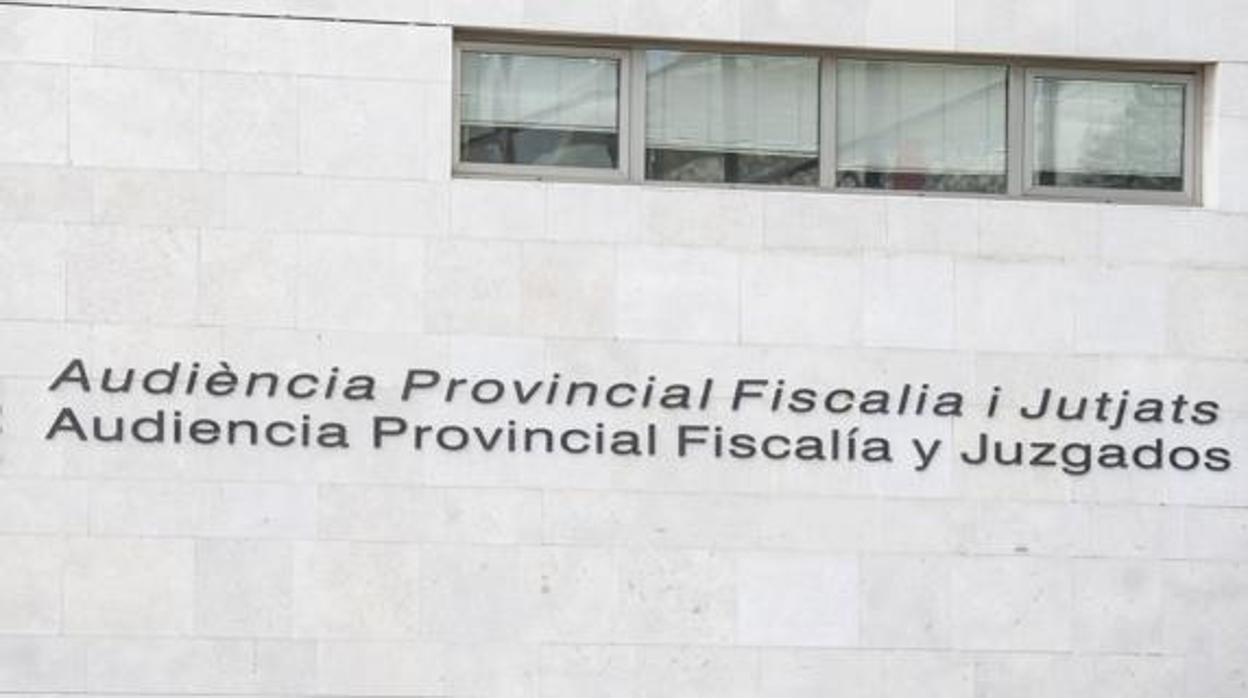 Fachada de la Audiencia Provincial de Valencia