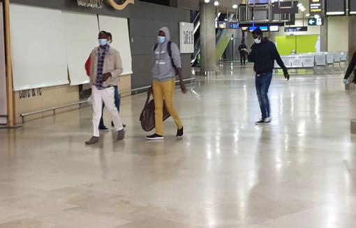 Imagen tomada este viernes en el aeropuerto valenciano de Manises