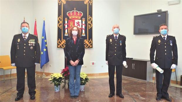 Dos policías de Ciudad Real reciben la Cruz de la Orden del Mérito Civil