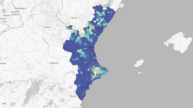 Medidas Navidad en Valencia: mapa y listado de los nuevos casos de coronavirus por municipios