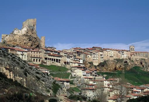 Bella panorámica de Frías, en Burgos