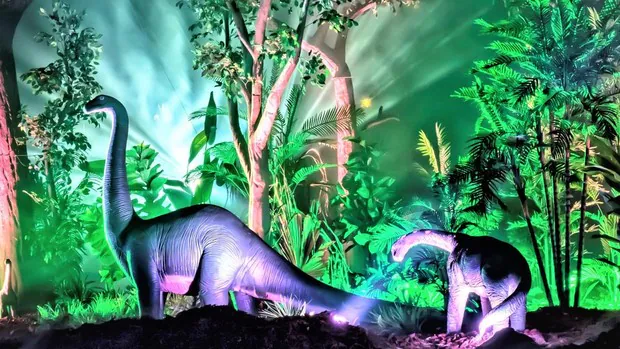 Dinosaurios, «arcade» y arte digital también son para la Navidad