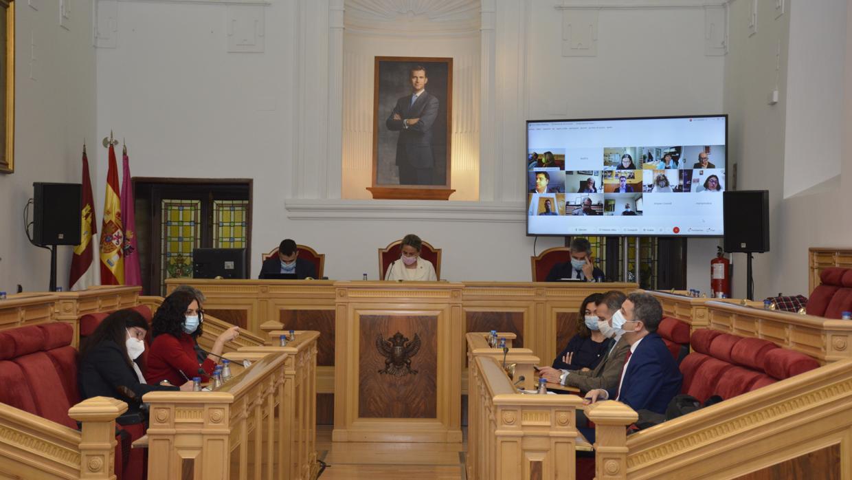 Pleno celebrado este miércoles en el Ayuntamietno de Toledo