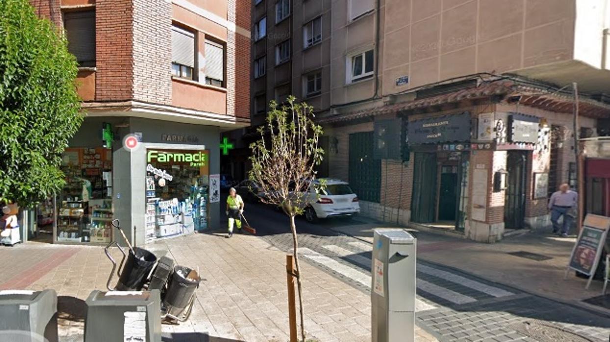 Lugar en el que se produjo la pelea en el centro de Valladolid