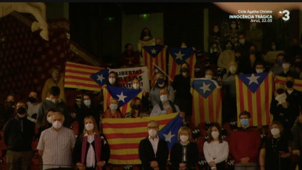 El independentismo catalán se apropia un año más del concierto de San Esteban en el Palau de la Música