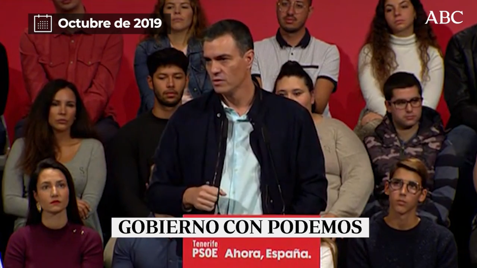 2020, el año que retrata las contradicciones de Sánchez