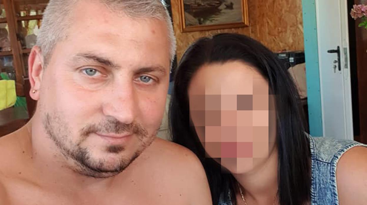 Costinel A., el presunto asesino, con su mujer, Ionela C.