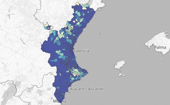 Mapa y listado de los rebrotes de coronavirus en Valencia tras la Nochevieja