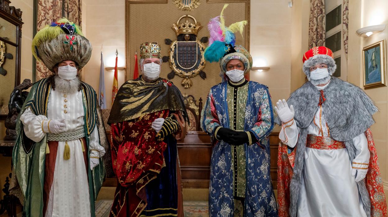 Los tres Reyes Magos y Artabán, este martes en Segovia