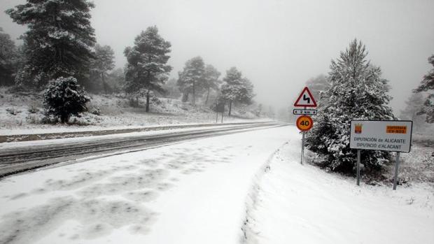 Temporal por la borrasca Filomena: las imagénes de la histórica nevada en Alicante, Castellón y Valencia