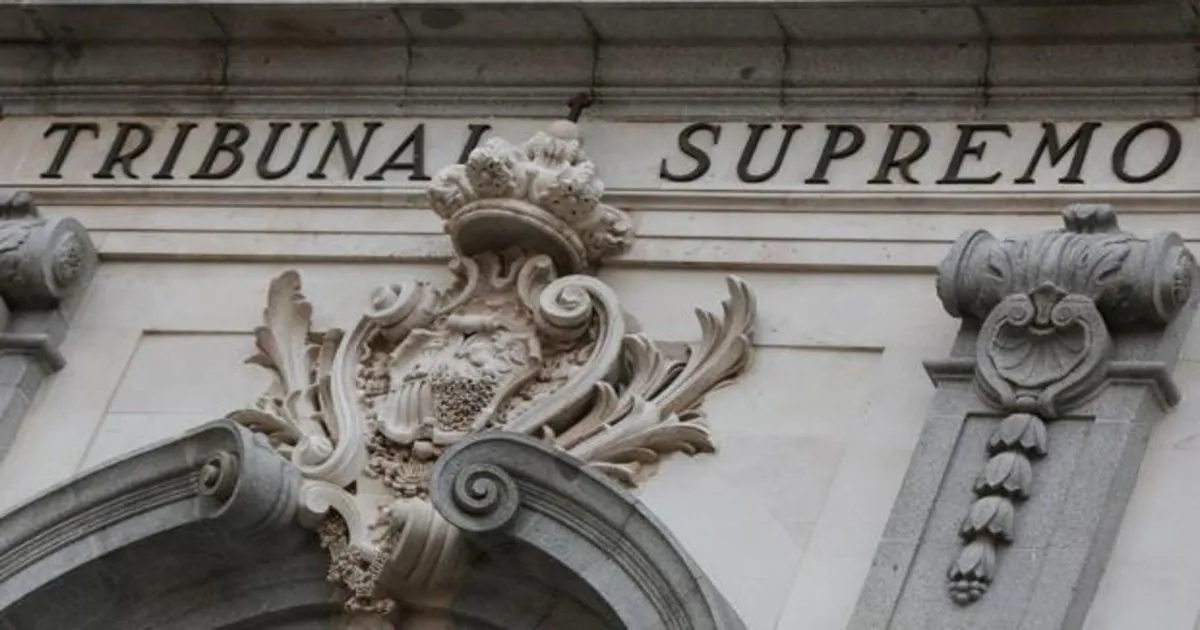 Imagen de la fachada del edificio del Tribunal Supremo.