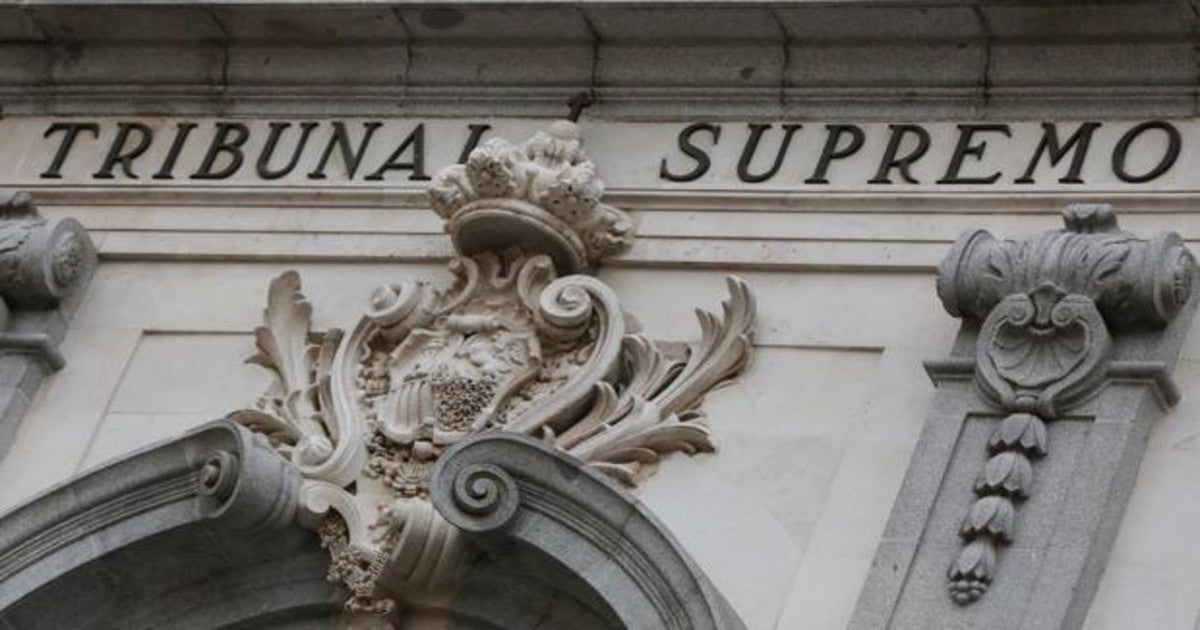 Imagen de la fachada del edificio del Tribunal Supremo.