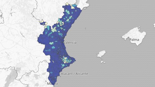 Confinamiento en Valencia: los dieciocho municipios con más de dos mil contagios de incidencia acumulada
