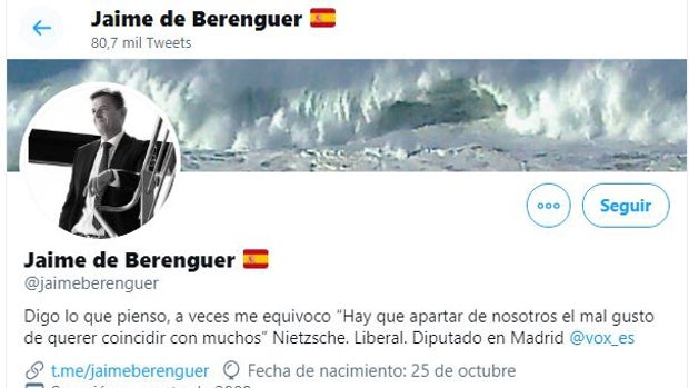 Twitter censura la cuenta de un parlamentario de Vox por utilizar el término «machirulo»