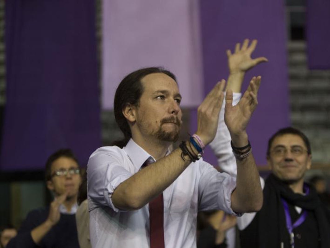 Pablo Iglesias en Vistalegre