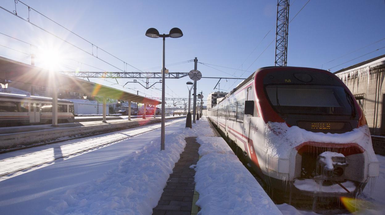 El servicio de tren se retomó hoy en Ávila