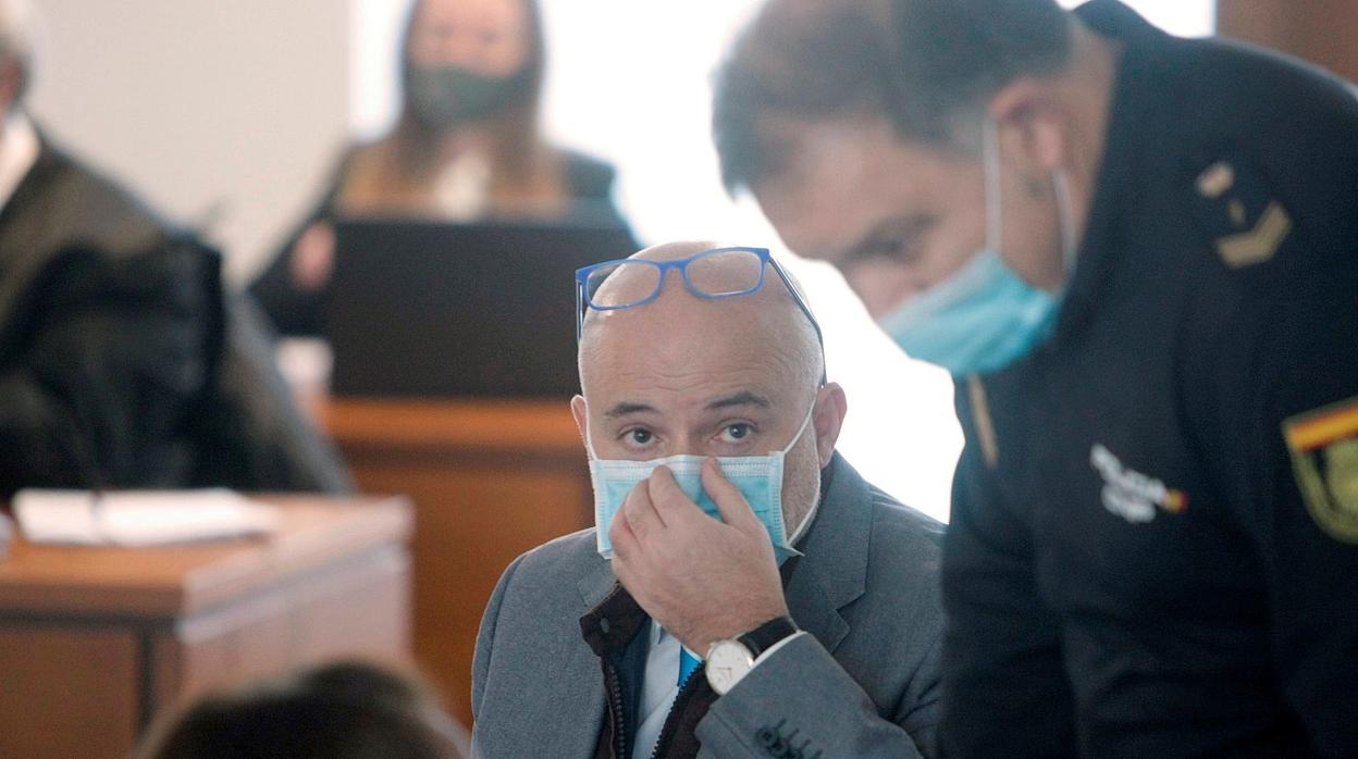 José Manuel López durante el juicio en la Audiencia de La Coruña